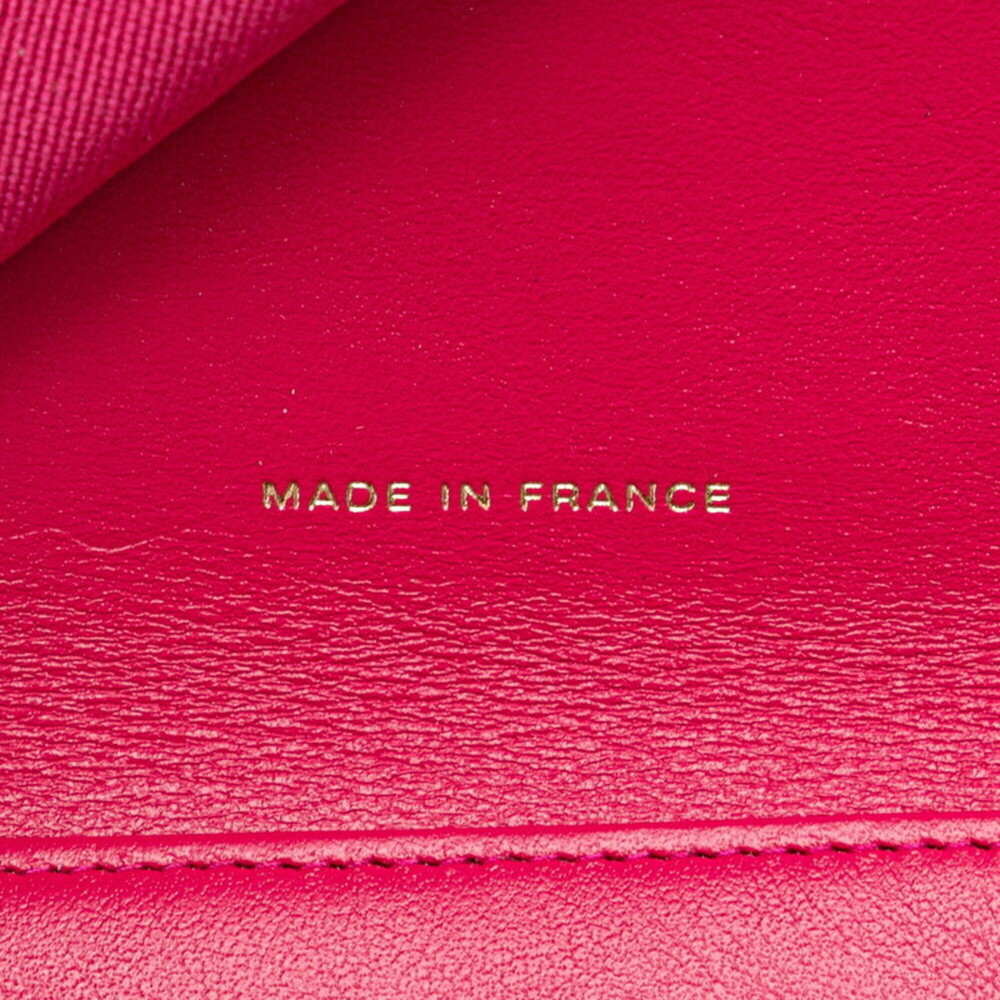 CHANEL Pink Caviar Leather Logo Wallet - Picture 11 of 13